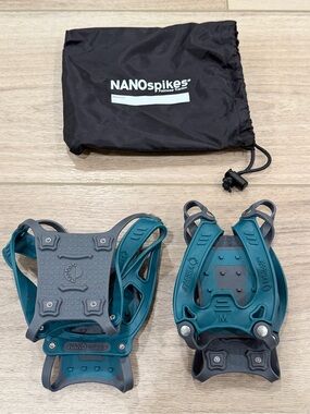 Kahtoola NANOspikes Traction Spikes for Ice, Winter Running & Walk Medium